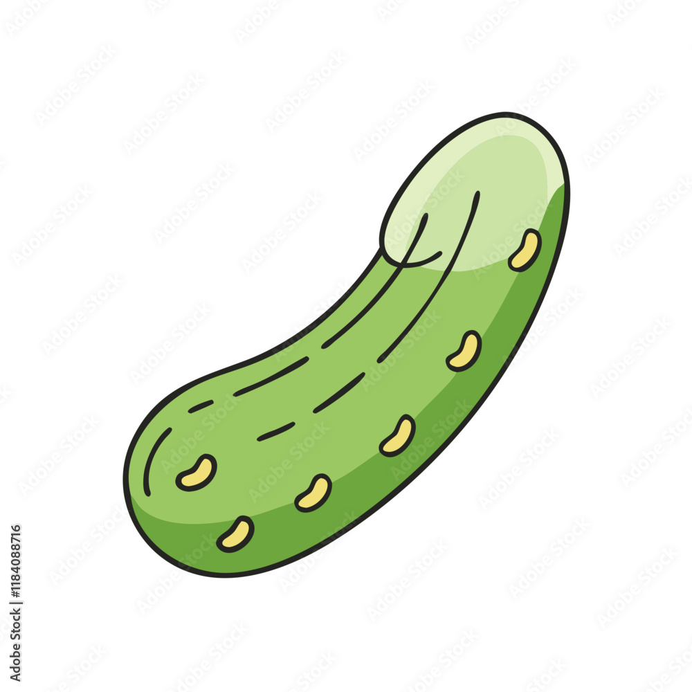 pickled cucumber vector icon, vegetables vector illustration - simple illustration of pickled cucumber perfect for logos, and vegetables-themed designs. pickled cucumber vector icon, vegetables vector illustration - simple illustration of pickled cucumber perfect for logos, and vegetables-themed designs.