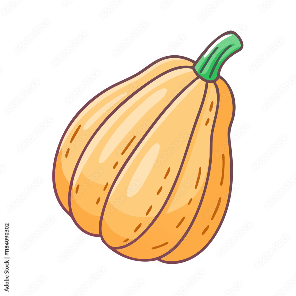 acorn squash vector icon, vegetables vector illustration - simple illustration of acorn squash perfect for logos, and vegetables-themed designs. acorn squash vector icon, vegetables vector illustration - simple illustration of acorn squash perfect for logos, and vegetables-themed designs.