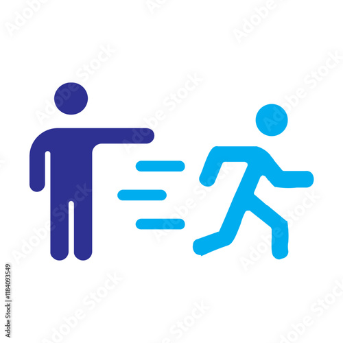 command flat color icon