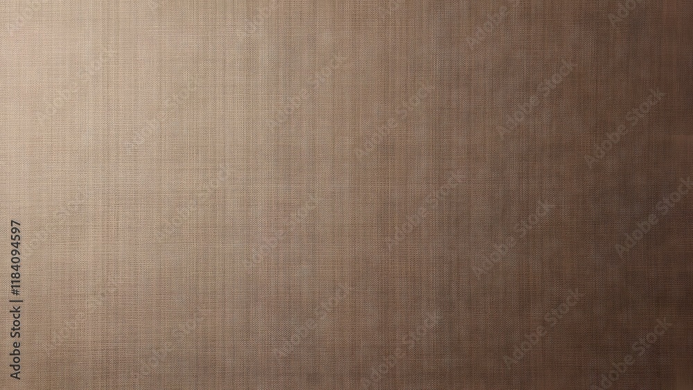 Fototapeta premium Subtle Texture Brown Linen Fabric Background, Close-Up of Natural Linen Weave