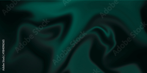Abstract green and Black Swirl Texture Background. Elegant Flowing green and Black Gradient Design. Illustration. Vector. 