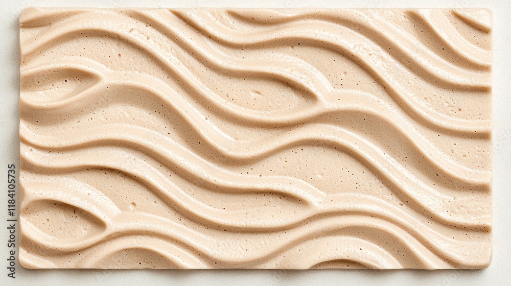 Abstract Beige Wave Pattern Texture Background Abstract Beige Wave Pattern Texture Background