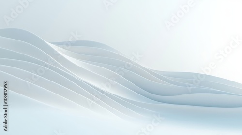Smooth, white waves evoke the calming and rhythmic sensations of a relaxing spa massage.