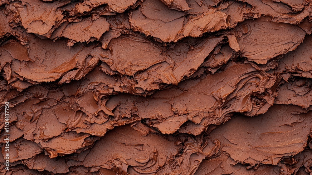Rich Brown Textured Clay Background