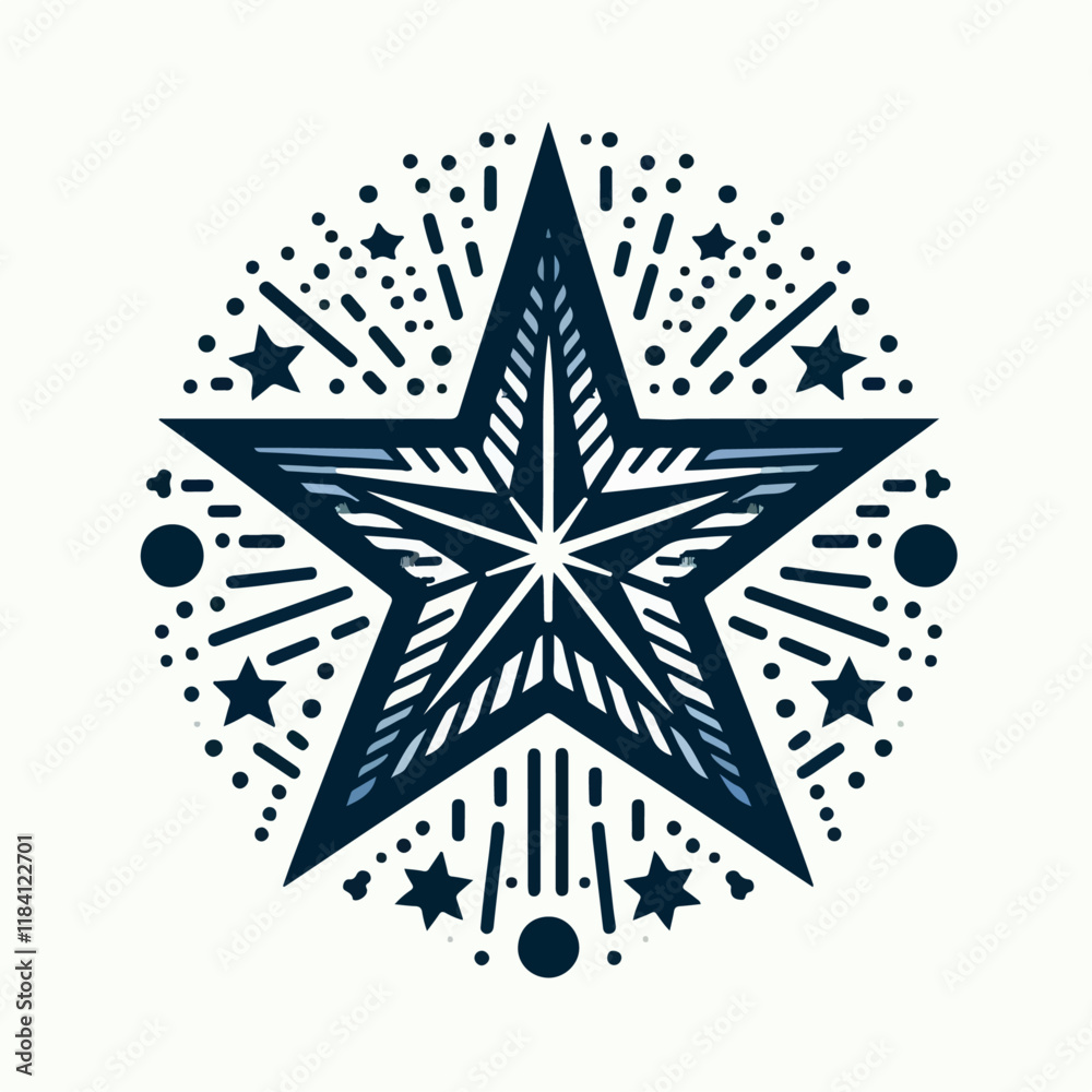 Obraz premium abstract star design