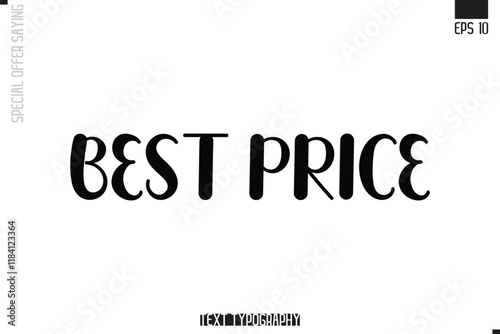 Special Offer Typography Text Script Lettering Design Best Price