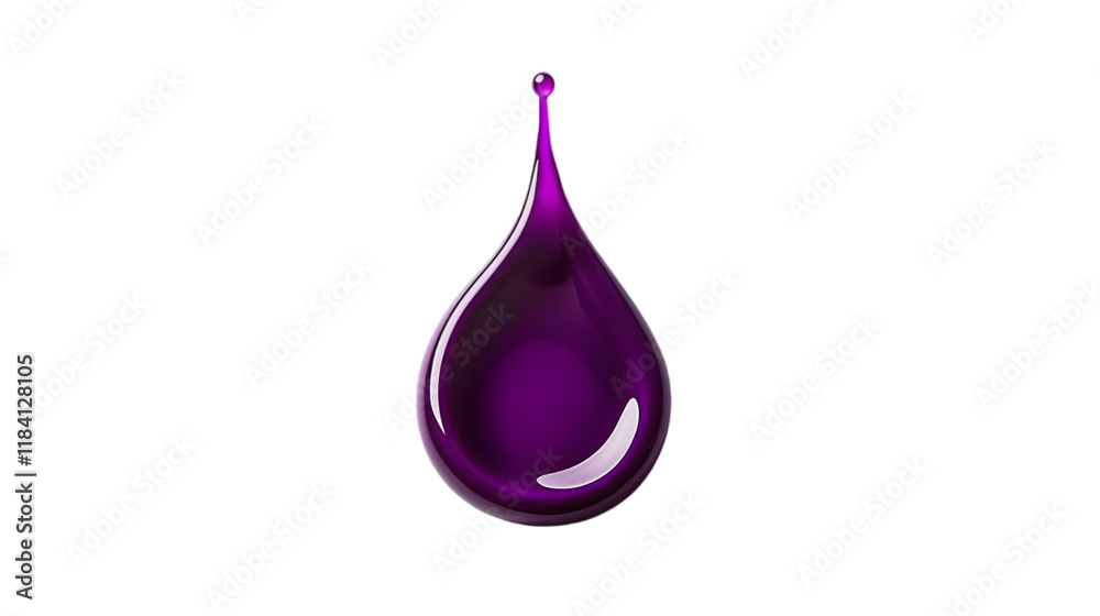 Obraz premium purple drip png