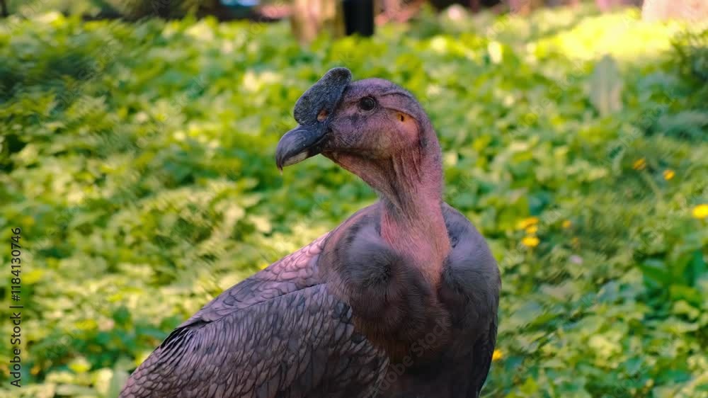 An Andean Condor Observing Its Surrounding An Andean Condor Observing Its Surrounding