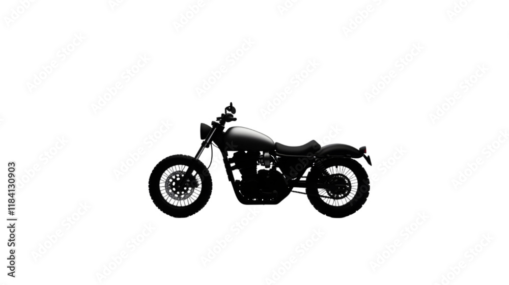 Fototapeta premium motorcycle silhouette png