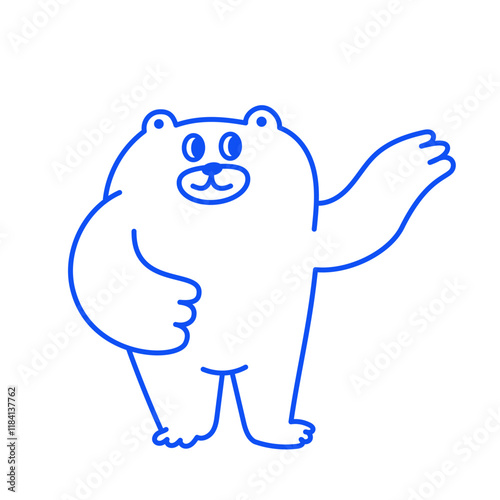 Vector logo design template and graphic elements for advertising, branding, posters and banners, funny cartoon illustrations with smiling character and mascot, abstract stickers and line icons