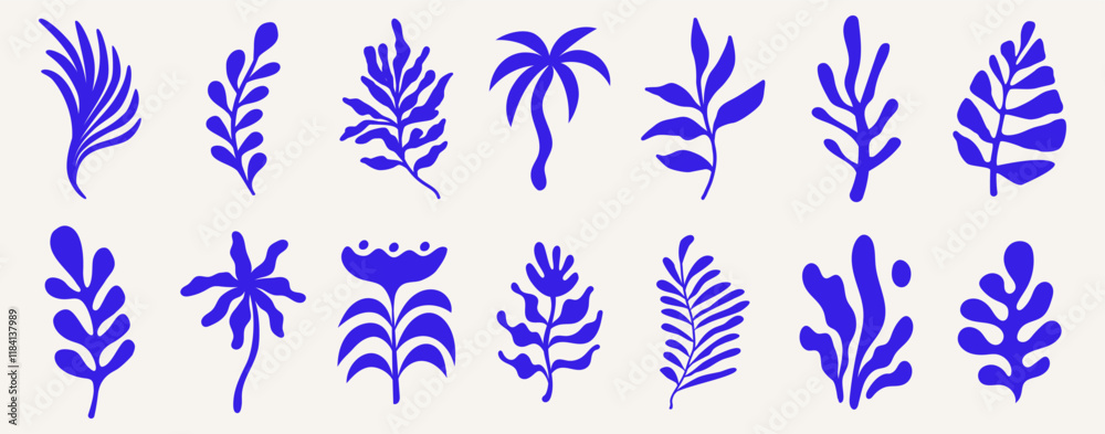 Vector simple minimal illustrations, simple wavy and groovy. hand drawn naive style, flowers and plants, floral botanic design templates, frames and modern wall art Vector simple minimal illustrations, simple wavy and groovy. hand drawn naive style, flowers and plants, floral botanic design templates, frames and modern wall art