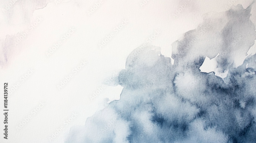 Fototapeta premium A sheet of white watercolor paper texture as background