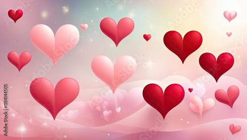 A background for happy Valentine's Day