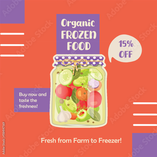 organic frozen food promotion