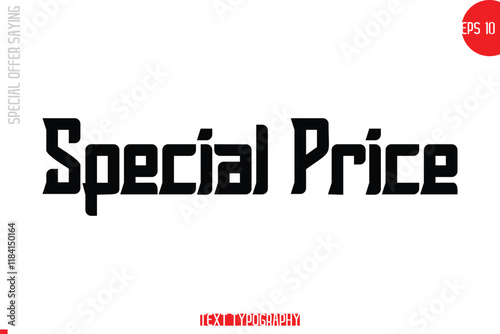 Special Offer Template Design Banner Typography Text Special Price