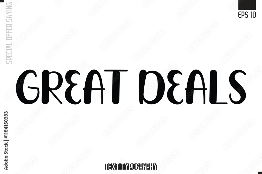 Special Offer Typography Text Script Lettering Design Great Deals Special Offer Typography Text Script Lettering Design Great Deals