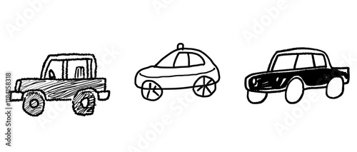 Modern illustration coloring page of a cartoon character for children, suitable for coloring and scrap booking