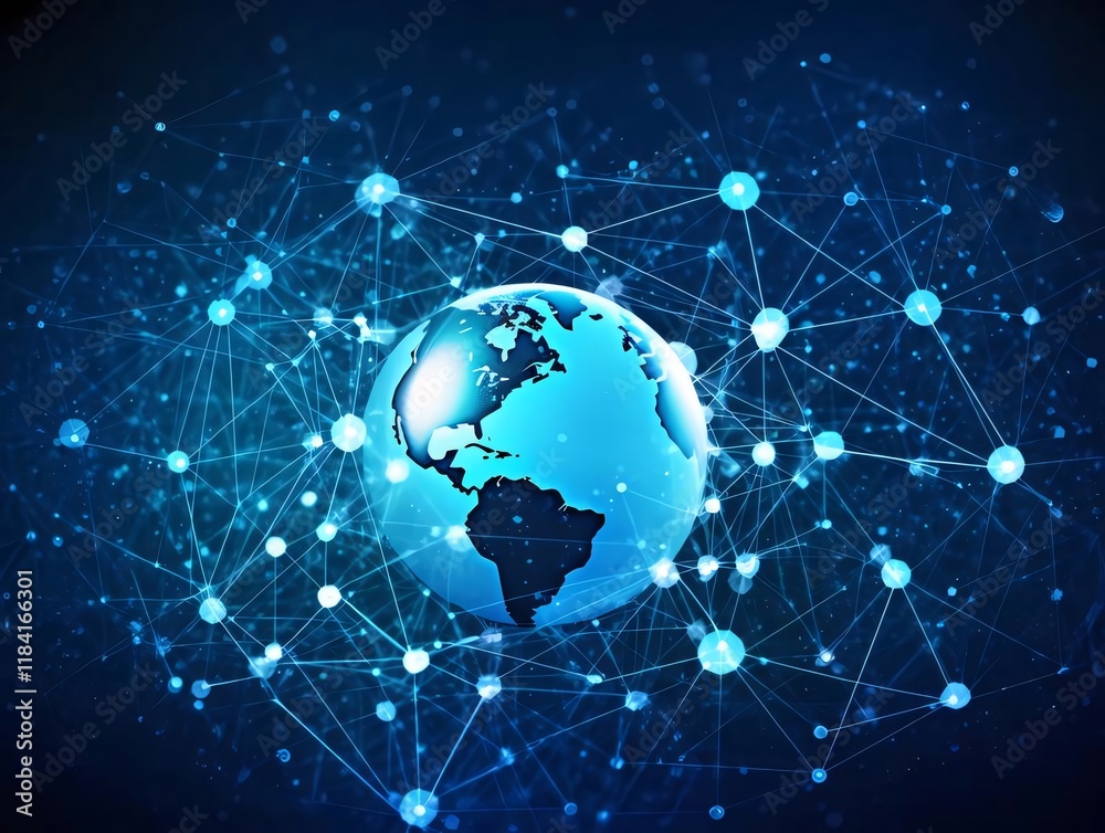 Global network connection, digital background. Global network connection, digital background.