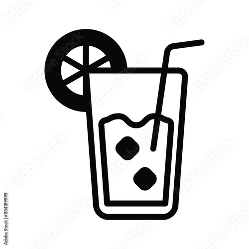 Refreshing juice glass promoting hydration and healthy living