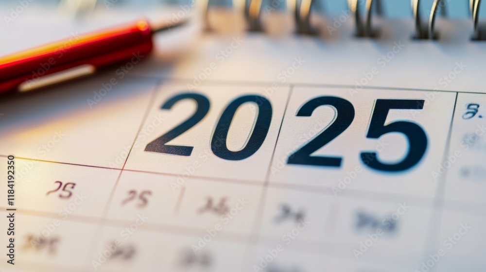 Happy new year 2025. Close up calendar concept. Happy new year 2025. Close up calendar concept.