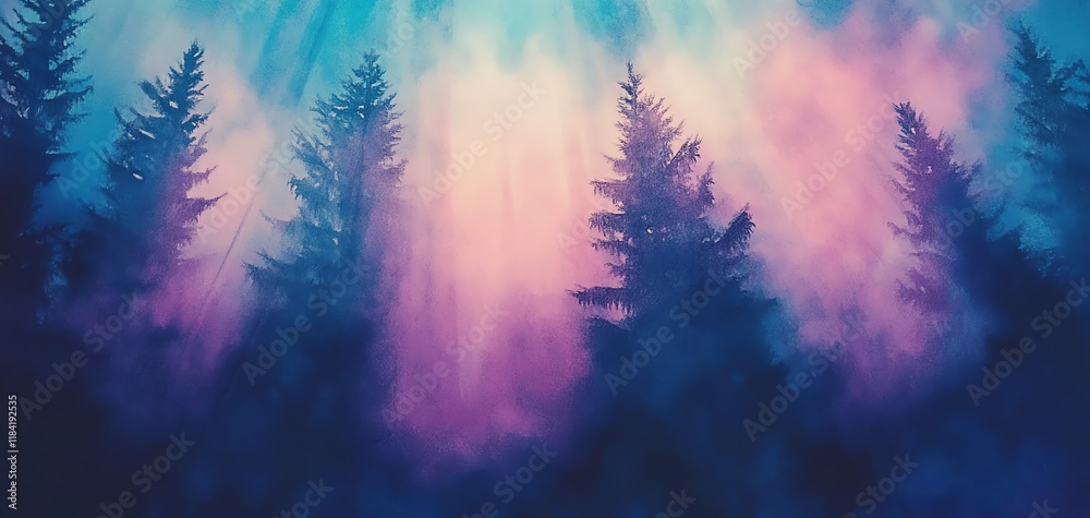 A tilted angle view of a mystical forest, vibrant bioluminescent flora illuminating the scene, ethereal mist dancing in dynamic shadows, watercolor style, enchanting beauty A tilted angle view of a mystical forest, vibrant bioluminescent flora illuminating the scene, ethereal mist dancing in dynamic shadows, watercolor style, enchanting beauty