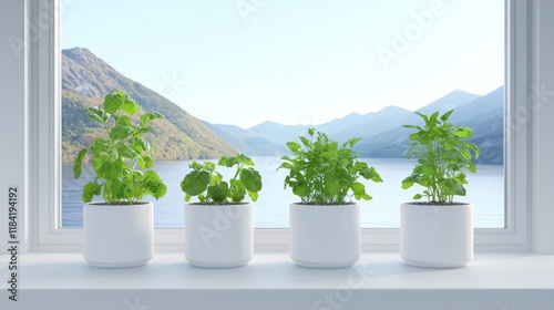 3D render of a greenhouse with rows of plants, showcasing efficient farming practices and food production.