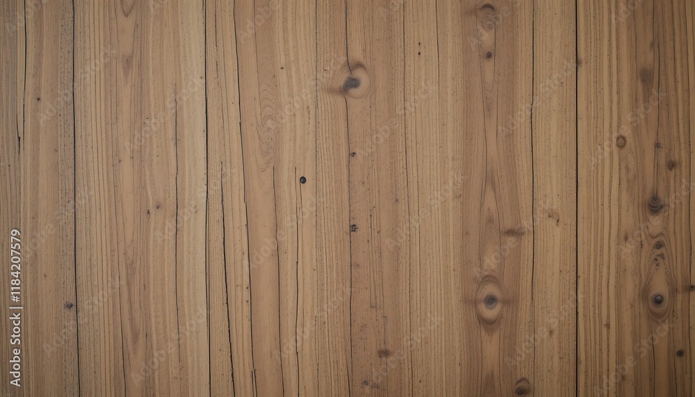 Naklejka premium Light Brown Wooden Plank Background Texture