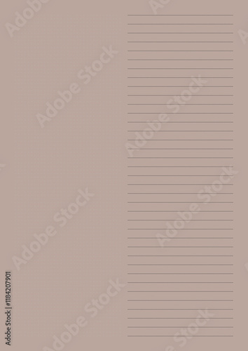 a4 size colorful notes paper template