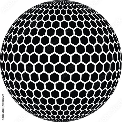abstract 3d sphere isolated