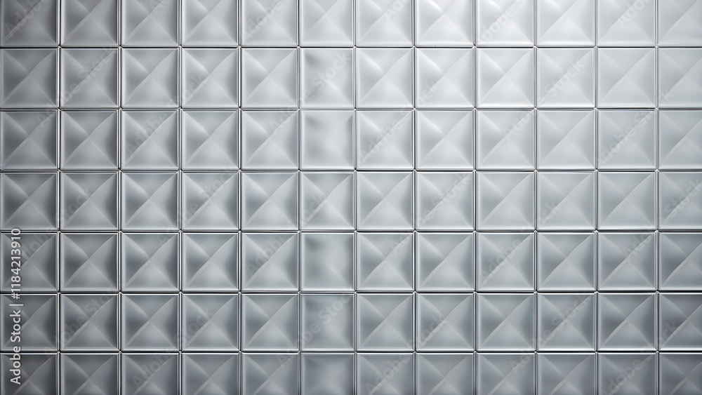 Fototapeta premium Textured gray background with a raised three-dimensional visual effect.