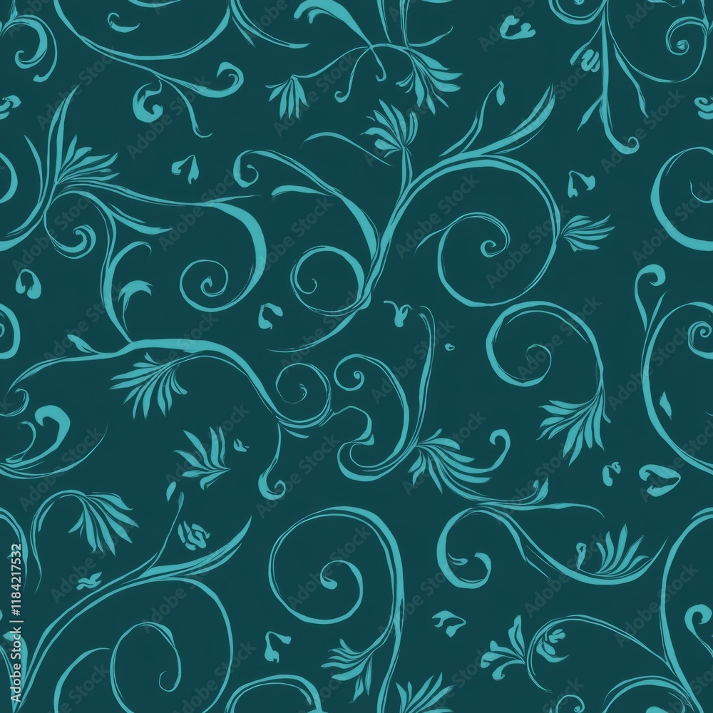 Elegant Swirls: A Decorative Pattern Elegant Swirls: A Decorative Pattern
