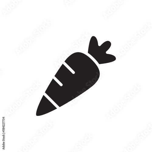 Carrot icon Line Art Logo set