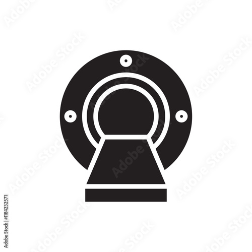 MRI icon Line Art Logo set