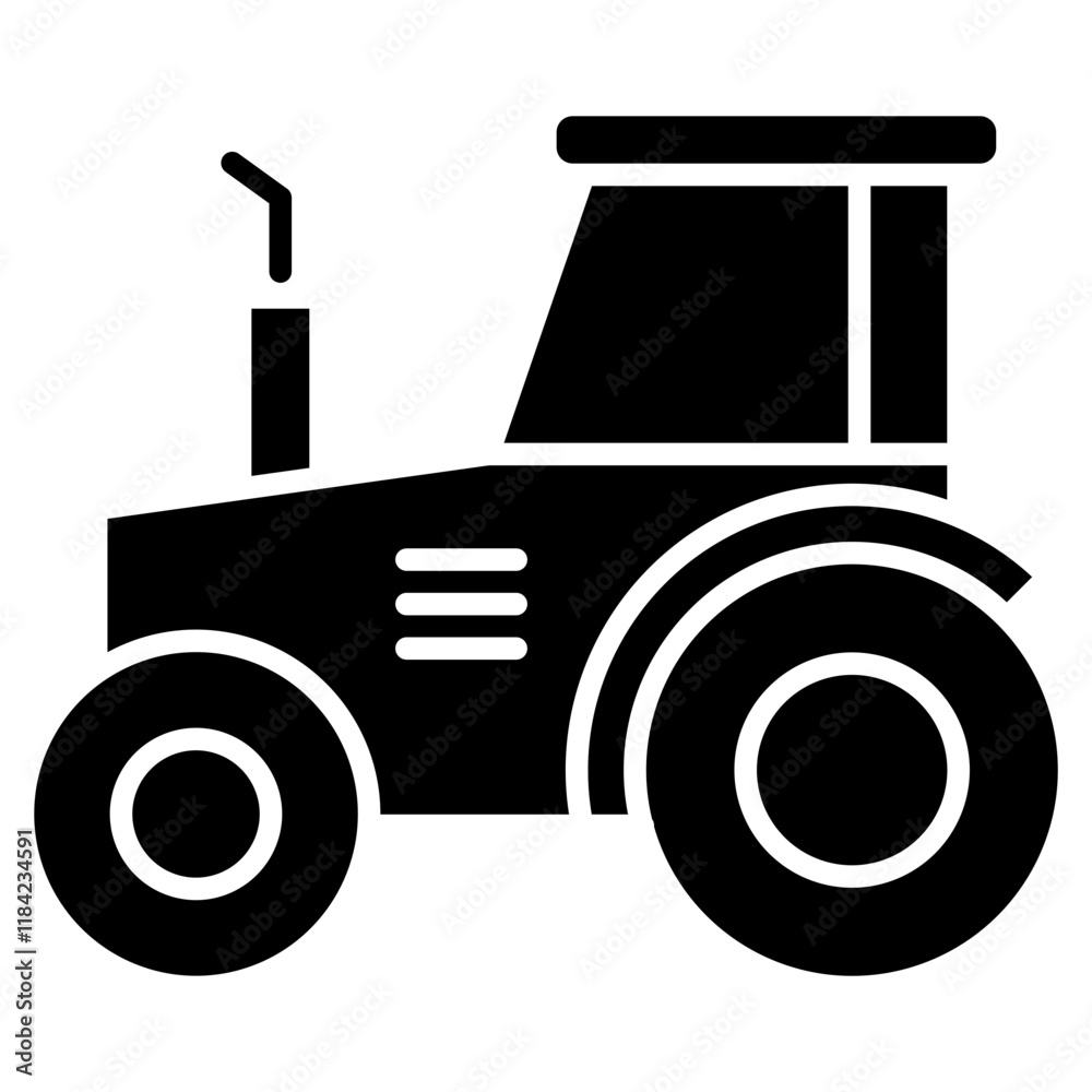 Tractor Icon Element For Design Tractor Icon Element For Design