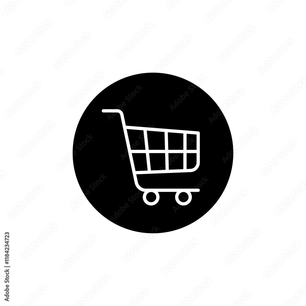 shopping cart icon Line Art Logo set shopping cart icon Line Art Logo set