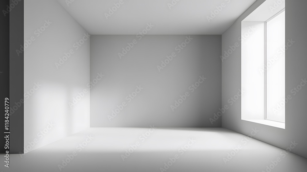 A gray gradient studio room provides a minimalist backdrop for showcasing products and creating a versatile setting for photography and visual displays A gray gradient studio room provides a minimalist backdrop for showcasing products and creating a versatile setting for photography and visual displays