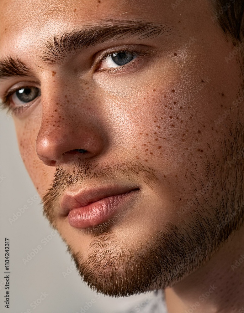 Fototapeta premium close up portrait of a man