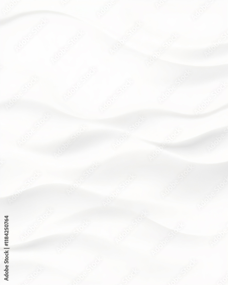 Obraz premium Minimalistic White Wavy Texture Background 