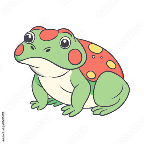 toad vector icon, animals vector illustration - simple illustration of toad perfect for logos, and animals-themed designs. photo