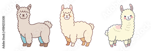 alpaca vector icon, animals vector illustration - simple illustration of alpaca perfect for logos, and animals-themed designs.