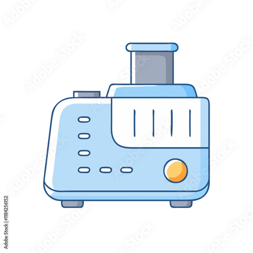 food processor vector icon, electronics vector illustration - simple illustration of food processor perfect for logos, and electronics-themed designs.