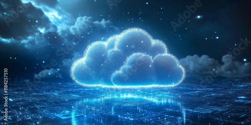 Obraz na płótnie Understanding Cloud Development Trends: The Transition from Containers to Serverless Solutions w salonie