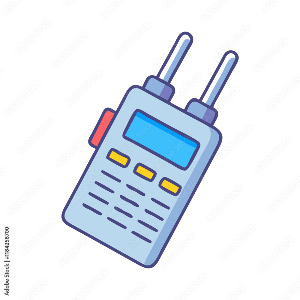 walkie talkie vector icon, electronics vector illustration - simple illustration of walkie talkie perfect for logos, and electronics-themed designs. walkie talkie vector icon, electronics vector illustration - simple illustration of walkie talkie perfect for logos, and electronics-themed designs.