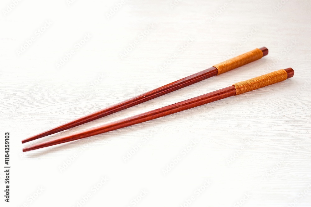 chopsticks on white background chopsticks on white background