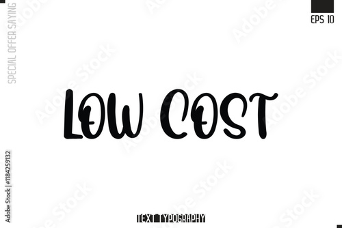 Special Offer Typography Text Script Lettering Design Low Cost 