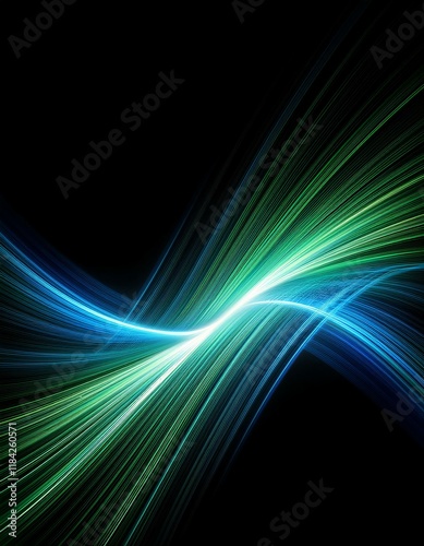 Modern abstract background with wave lines.