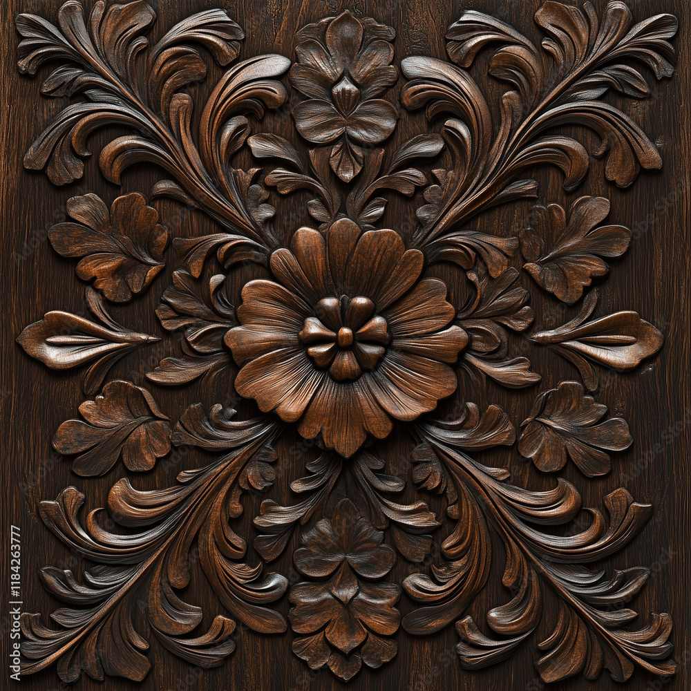 The texture of wood in various forms