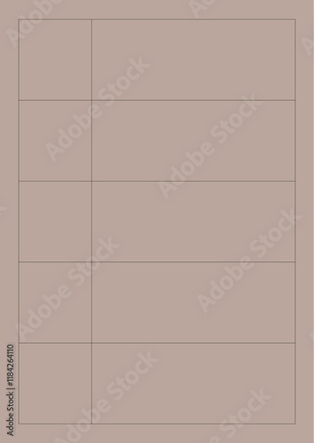 Creative a4 size colorful notes paper template