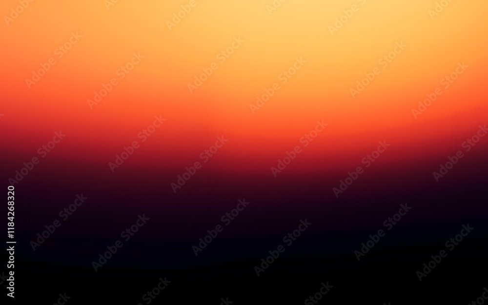 Naklejka premium Elegant Gradient with Golden Hour Glow