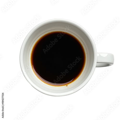 A dark, rich liquid with a strong aroma and flavor